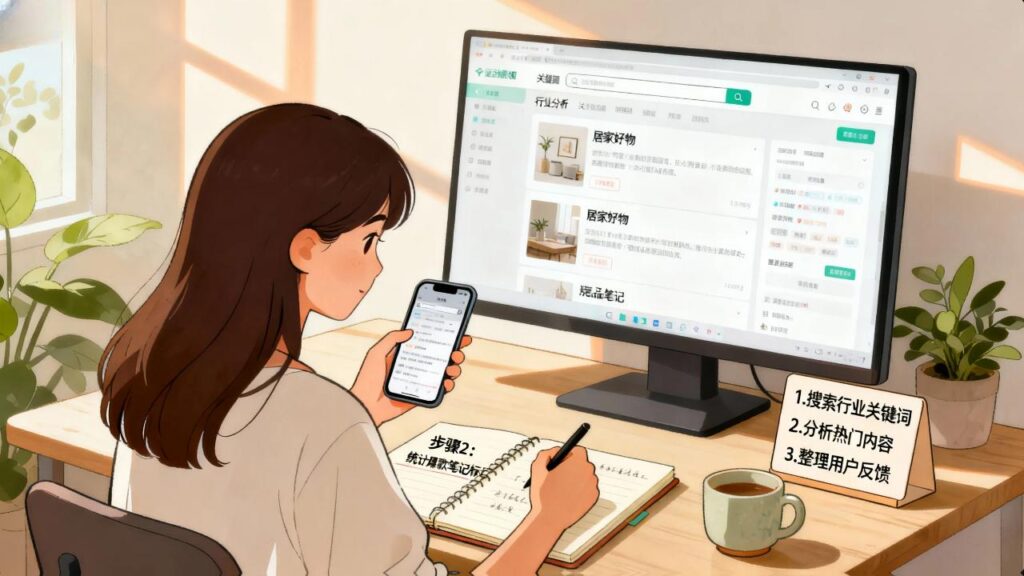 如何在小红书做行业调研，小红书运营前应该学会的几个步骤